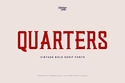 Quarters | Vintage Bold Serif, a Font by Lettertype Studio (Thumbnail 1 of 15)