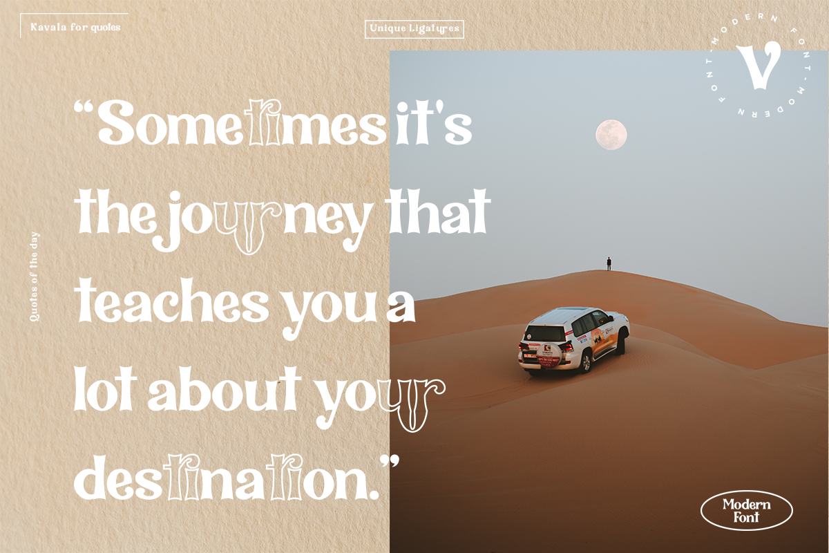 Kavala - Modern Serif, a Serif Font by Sohel Studio (Photo 6 of 15)