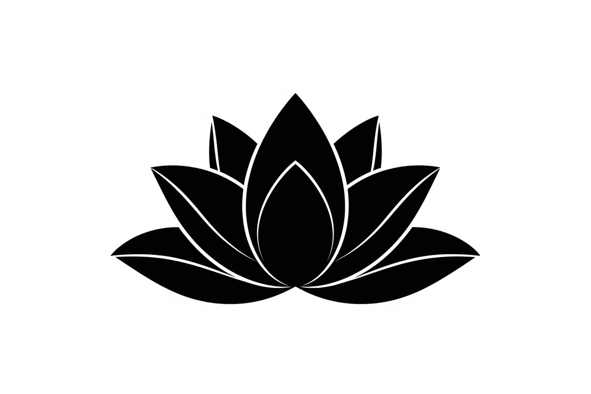 Lotus Flower Vector Icon Bundle, an Illustration by yasushie (Photo 16 of 51)