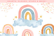 Rainbow Watercolor Clip Art, an Object Graphic by Hello Muse Design (Thumbnail 5 of 5)