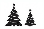 Cozy Holiday Tree Silhouette Designs, an Illustration by Gaye Art (Thumbnail 11 of 21)