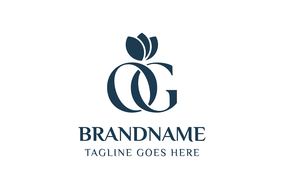 Letters OG Beauty Logo, a Branding & Logo Template by Pray Art Design Studio