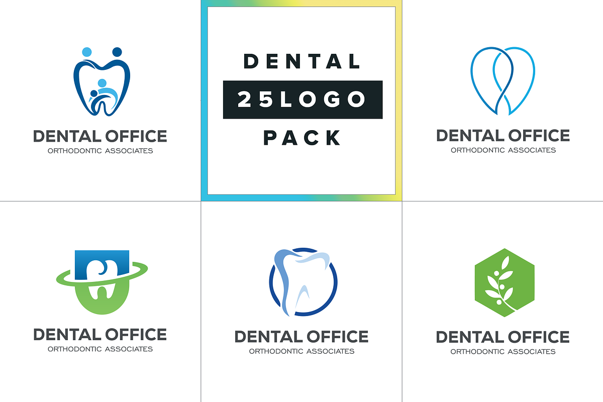 20 Dental Care & Dentist Logo Vector, a Branding & Logo Template by Nikolozgraphic (Photo 27 of 27)