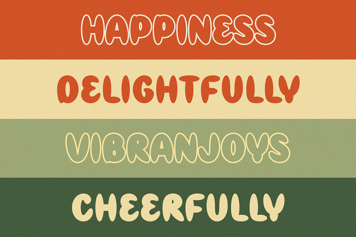Snorby – Playful Display Font, a Sans Serif Font by Almeera Std (Photo 6 of 10)