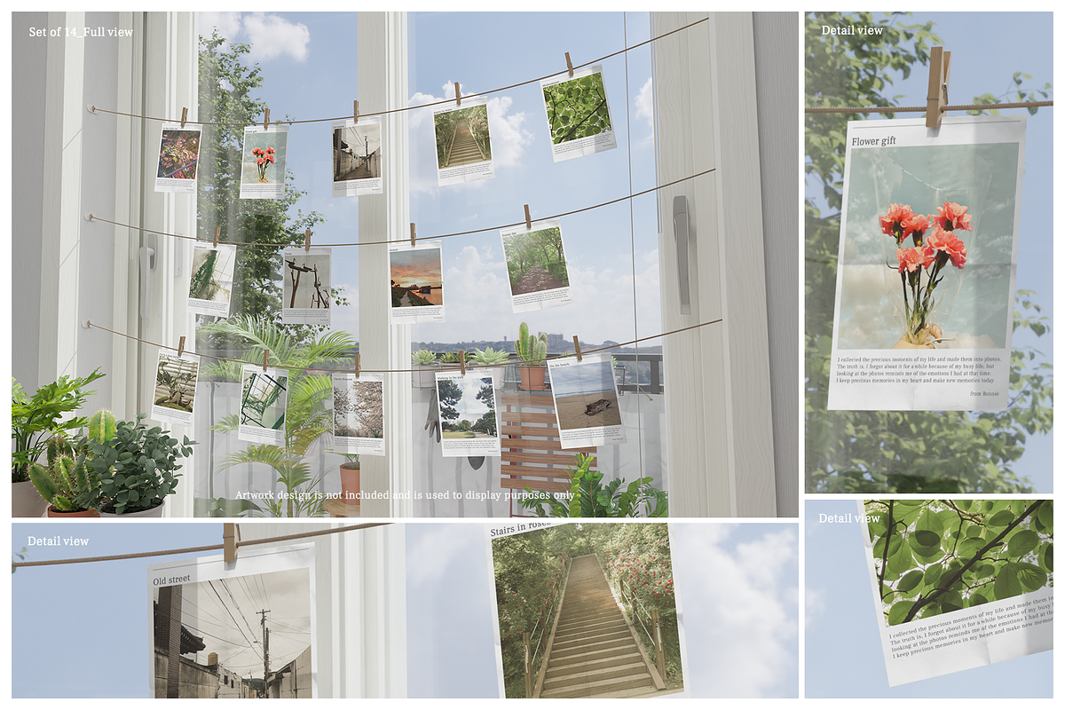 A5 Folded Paper Mockups, a Print Template by Lelu Art Design (Photo 9 of 9)