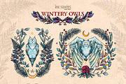 Wintery Owls, an Animal Illustration by Ink Stories (Thumbnail 14 of 26)
