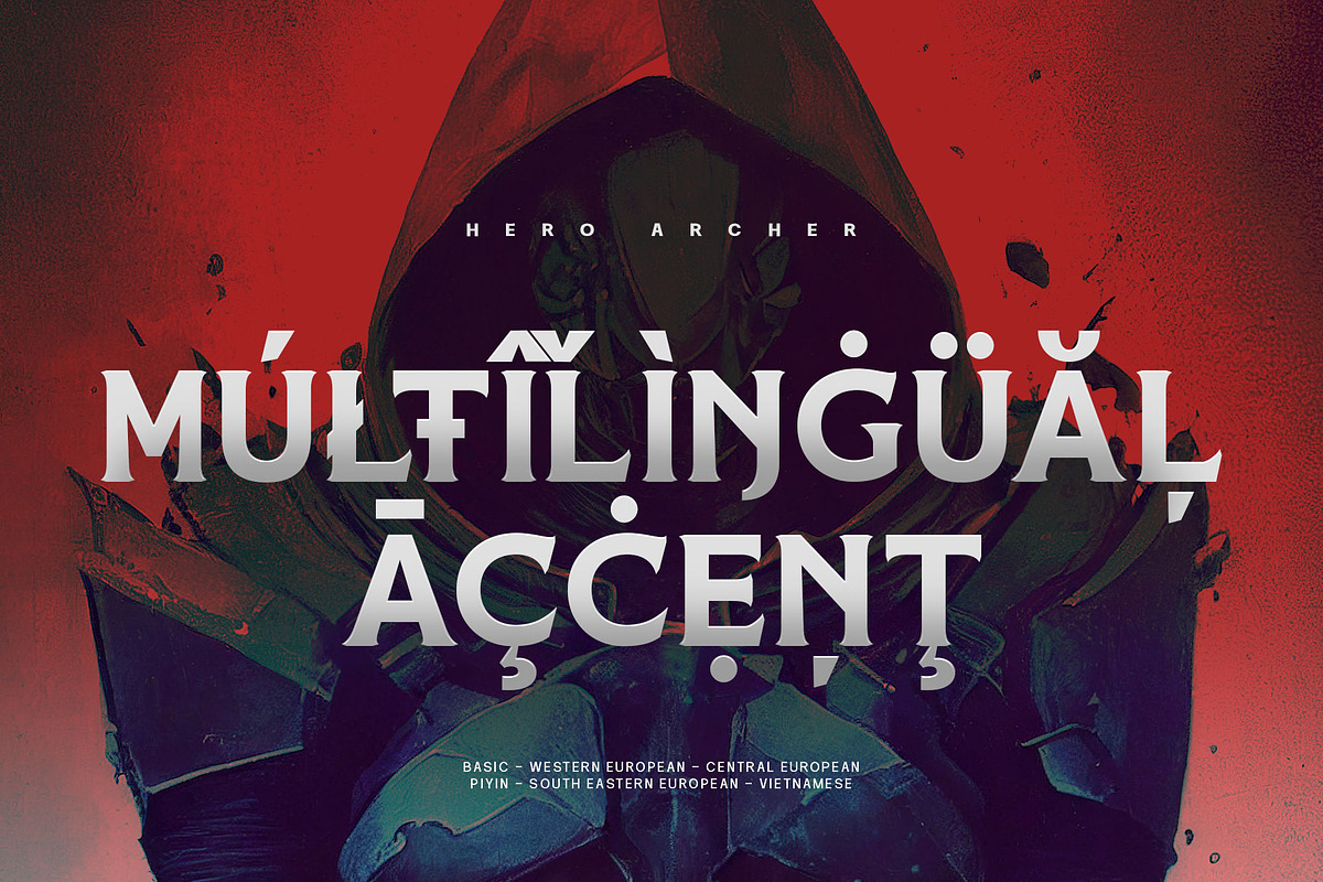The Hero Archer Typeface, a Serif Font by alit design (Photo 18 of 20)