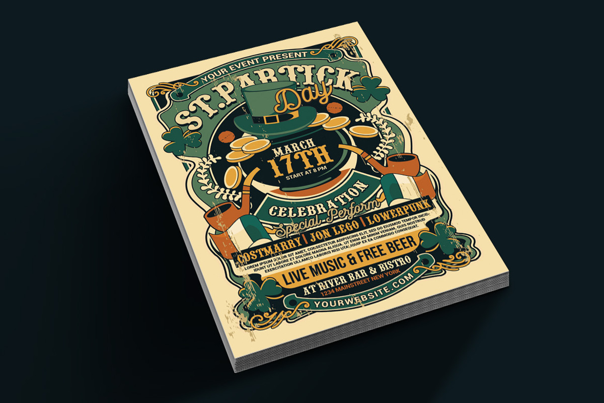 St Patricks Day Flyer, a Flyer Template by Muhamad Iqbal hidayat (Photo 2 of 4)