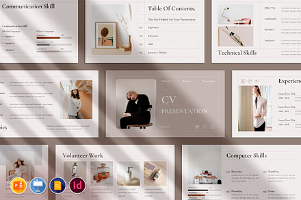 CV Presentation Template, a Presentation Template by TemplatesForest
