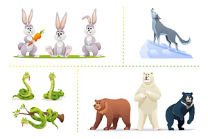 Cartoon Animals Collection