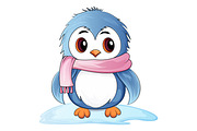 Penguin Cartoon vector illustration, an Animal Illustration by Ghagra (Thumbnail 2 of 4)