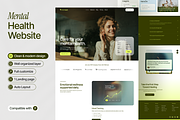Mental Health Web Design, a Landing Page Template by Ahmed Rubel (Thumbnail 1 of 4)