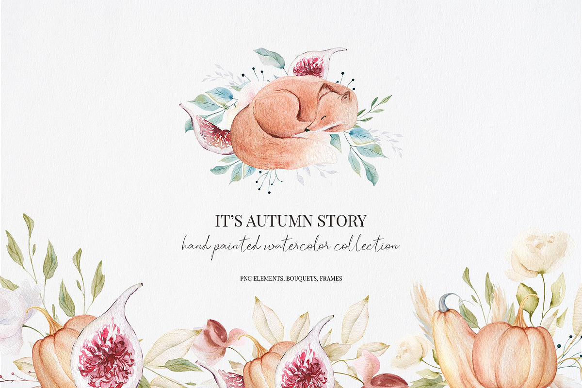 WHOLE SHOP. Watercolor bundle vol 1, an Animal Illustration by anastasiia.art (Photo 35 of 47)