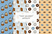 Treat yourself patterns, a Pattern Graphic by Lyolya Profitrolya (Thumbnail 1 of 5)