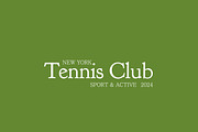Tennis Club Sport Logo, a Branding & Logo Template by RedRiver Studio (Thumbnail 4 of 12)