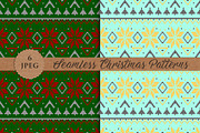 SALE! CHRISTMAS KNITTED patterns, a Pattern Graphic by Futurel (Thumbnail 5 of 5)