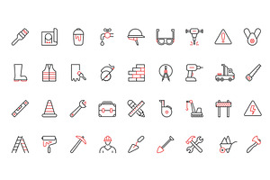 Car maintenance icons, an Illustration by Lemberg Vector