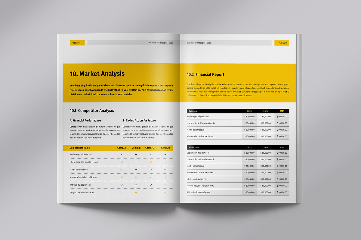 Whitepaper | Canva, Word, InDesign, a Brochure Template by OrcShape (Photo 12 of 17)