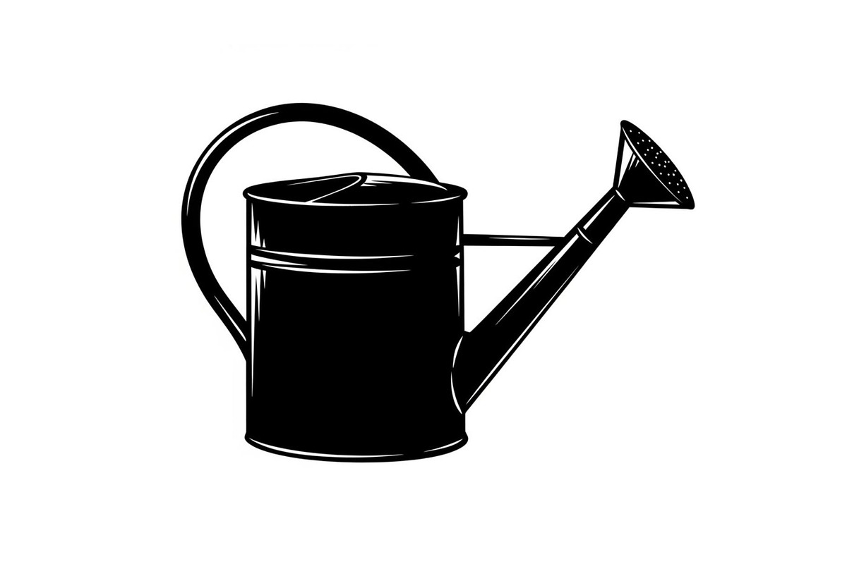 50 Garden Watering Can Silhouette bu, an Illustration by Designer_Momina (Photo 4 of 51)