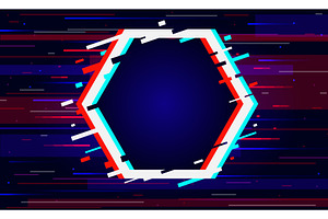 Frame template on dark background, an Illustration by Vectorbuum