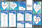 Wedding Watercolor Invitation 6 Var, an Invitation Template by Elegrad Design Agency (Thumbnail 7 of 12)