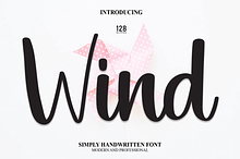 Wind | Script Font
