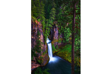 Toketee Falls in Douglas County, a Nature Photo by Nick Fox