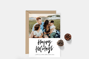 Christmas Card Template CD163