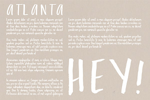 Atlanta Friendly Typeface