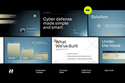 Slacky Cybersecurity Pitch Deck GSL, a Presentation Template by Neermana (Thumbnail 1 of 4)