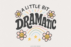 A Little Bit Dramatic PNG, Cute, an Illustration by SharpMarketplace