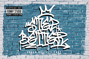 Step Better Graffiti Tags, a Font by Ronny Studio (Thumbnail 1 of 9)