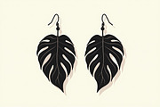 Leaf Earring Silhouette Bundle, an Object Graphic by abu67222 (Thumbnail 5 of 16)