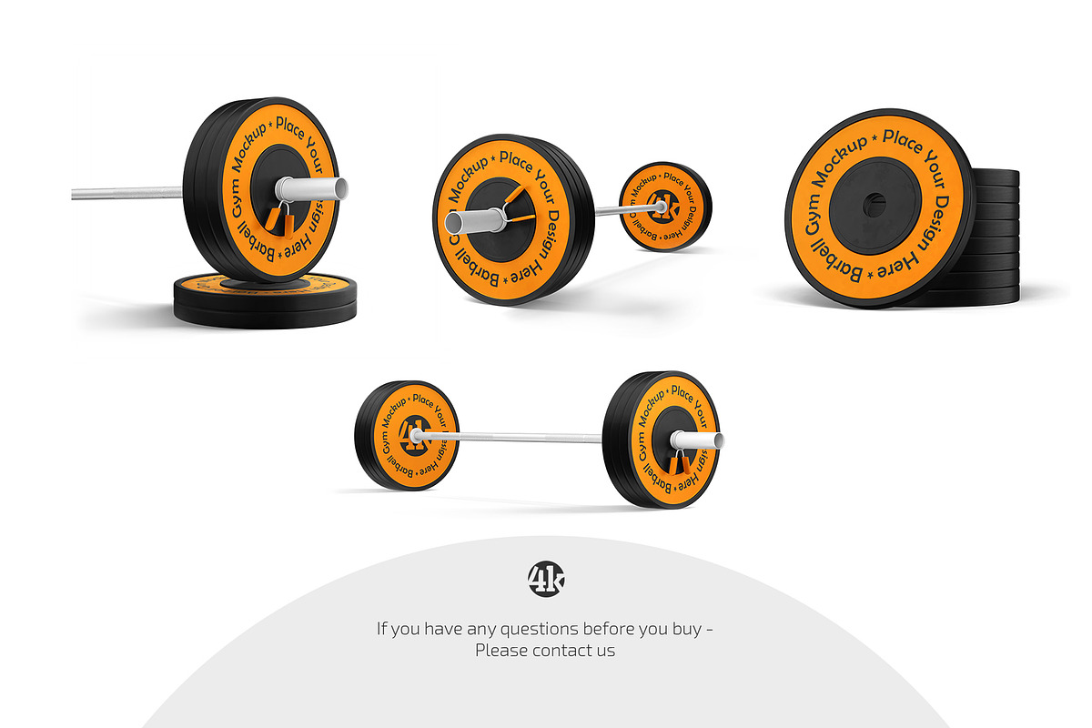 Barbell Mockup Set, a Product Mockup by Country4k (Photo 4 of 4)
