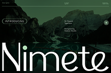 Nimete – Elegant Modern Sans Serif