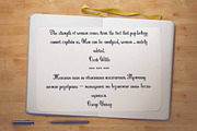 Bakinskay Handmade Font Brush, a Script Font by zao4nik (Thumbnail 7 of 10)