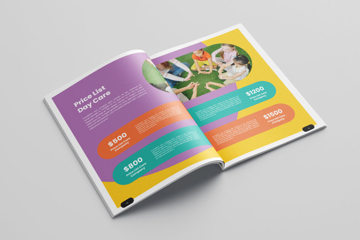 Day Care Brochure Vol.10, a Brochure Template by Bewalrus Studio (Photo 6 of 11)