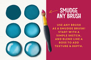 The Brush Bar | 60 Procreate Brushes, a Brush Add-On by Callie Rian & Co. (Thumbnail 10 of 13)