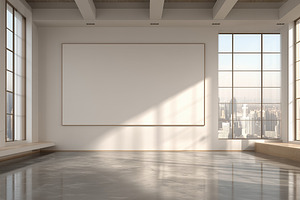 Spacious modern loft with windows, an Architecture Photo by MistyDay