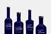 750mL Glass Vodka Bottles Set of 4, a Food & Drink 3D Model by ashleycam3ron (Thumbnail 2 of 3)