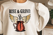 Caffeine & Chaos, Retro Coffee, an Object Graphic by GlitterCraft (Thumbnail 7 of 101)