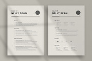Modern Resume CV Template Design, a Print Template by Design_Slide (Thumbnail 5 of 5)