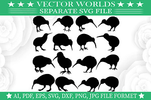 Kiwi Svg, Animal, Animals Svg