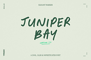 Juniper Bay Handwriting Font, a Handwritten Font by TYPEHEIST (Thumbnail 1 of 13)