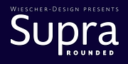 Supra Rounded, a Sans Serif Font by Wiescher-Design (Thumbnail 2 of 6)