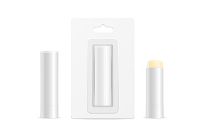 Hygiene Lipstick Mockup Template