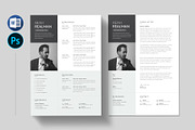 Word Resume & Cover Letter, a Stationery Template by Pixelpick (Thumbnail 2 of 6)