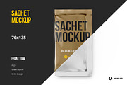 Wet Wipes Sachet Mockup, a Packaging Mockup by easymock (Thumbnail 1 of 6)