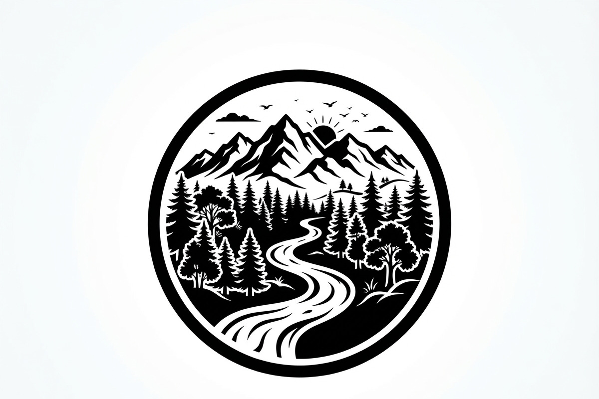60 Eco Globe Landscape Silhouette, a Technology Illustration by Amazin_art (Photo 26 of 29)