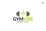 Gym Vibe Logo, a Branding & Logo Template by LogoLabs (Thumbnail 1 of 4)